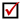 Red Checked Box Red Checked Box